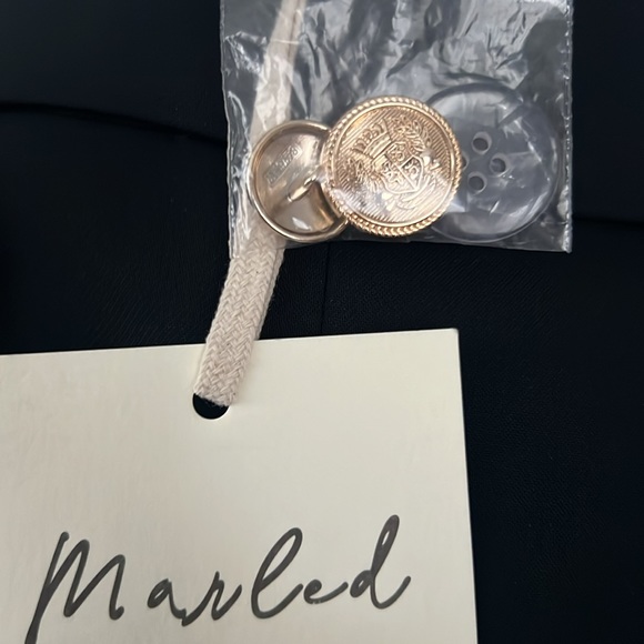 Marled black blazer size M - Picture 6 of 14